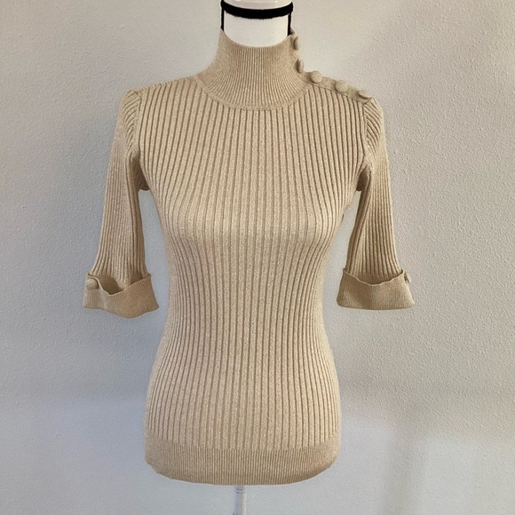 INC International Concepts Short Sleeve Sweater - Picture 1 of 6